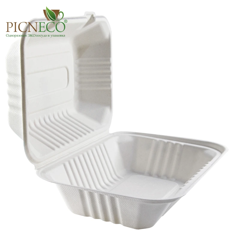 товар Ланч бокс из целлюлозы, 230x155x80, 1000мл, белый LB110